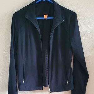 Black, lightweight Lucy zip up Jacket